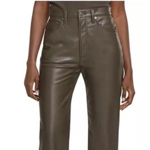 AGOLDE
90s Fitted Recycled Leather Pants